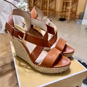 Michael Kors wedges lightly used.